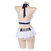Game Final Fantasy Tifa White Swimsuit Set Outfits Cosplay Costume Halloween Carnival Suit